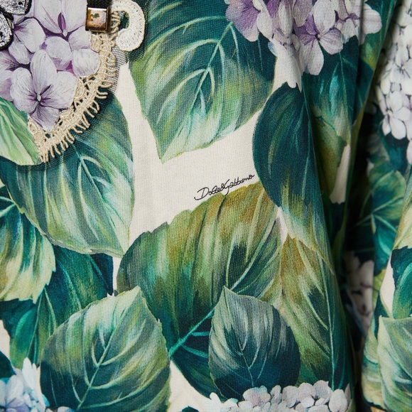 100% Authentic Dolce & Gabbana woman’s Cropped Hoodie - Picture 3 of 6